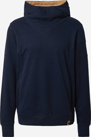 Fli Papigu Sweatshirt 'The Brave Live Forever' in Blau: predná strana