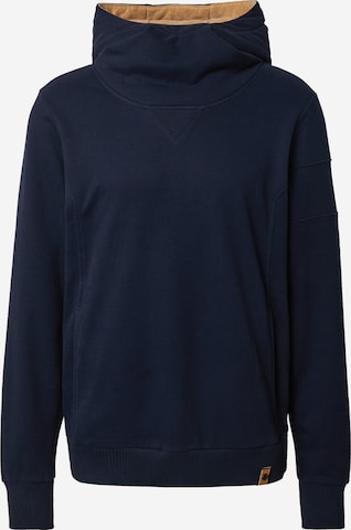 Fli Papigu Sweatshirt 'The Brave Live Forever' in Blau: predná strana