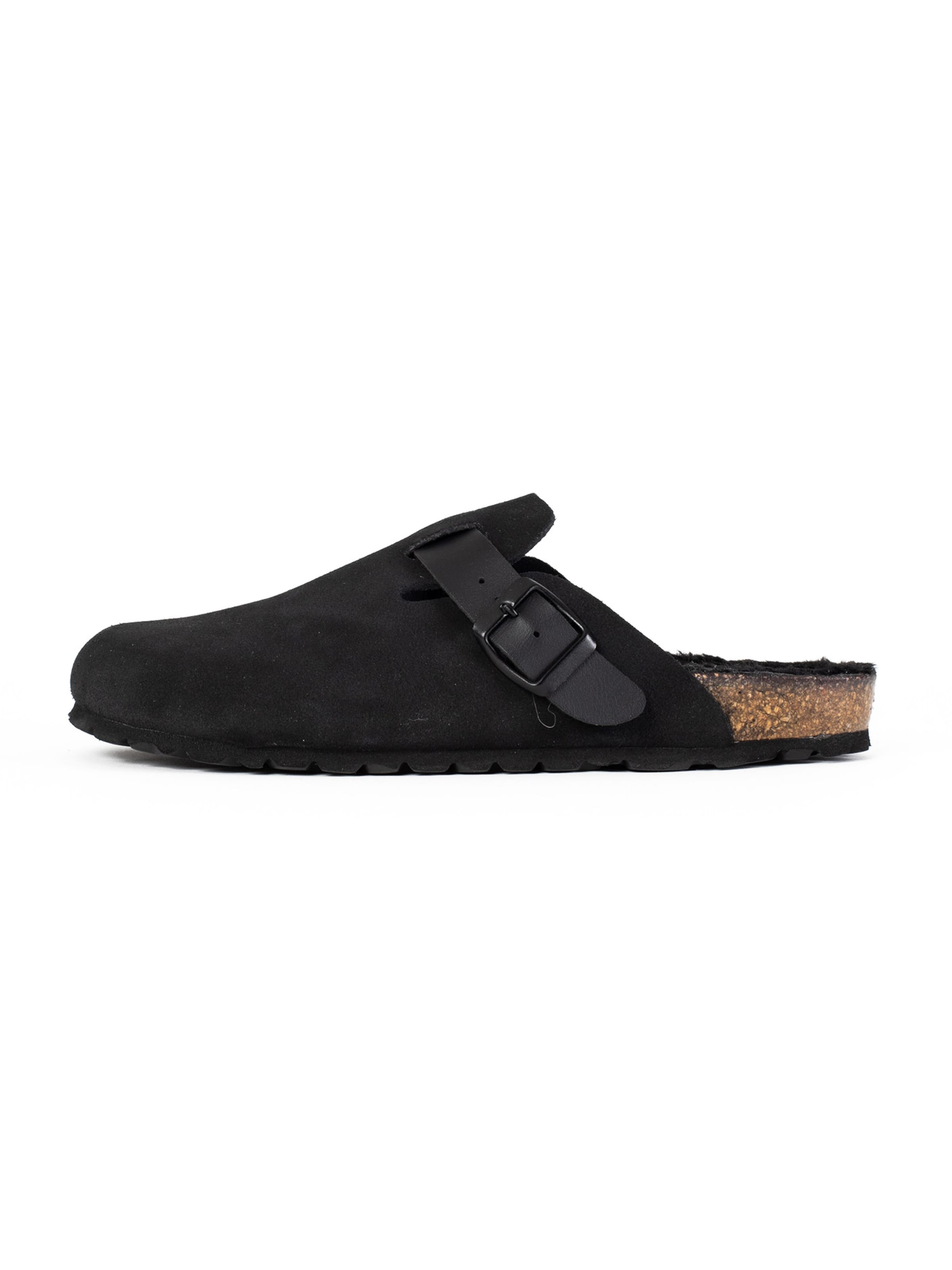 Bayton Clogs in Schwarz: Vorderseite