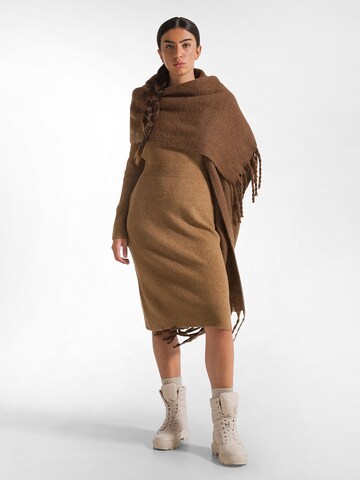 DEHA Midikleid in Braun: Vorderseite