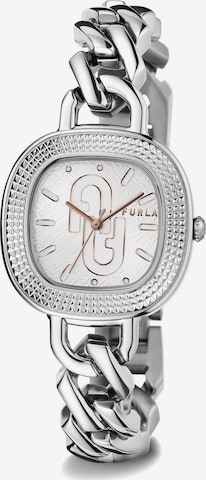 FURLA Analog Watch 'TV SHAPE' in Silver: front