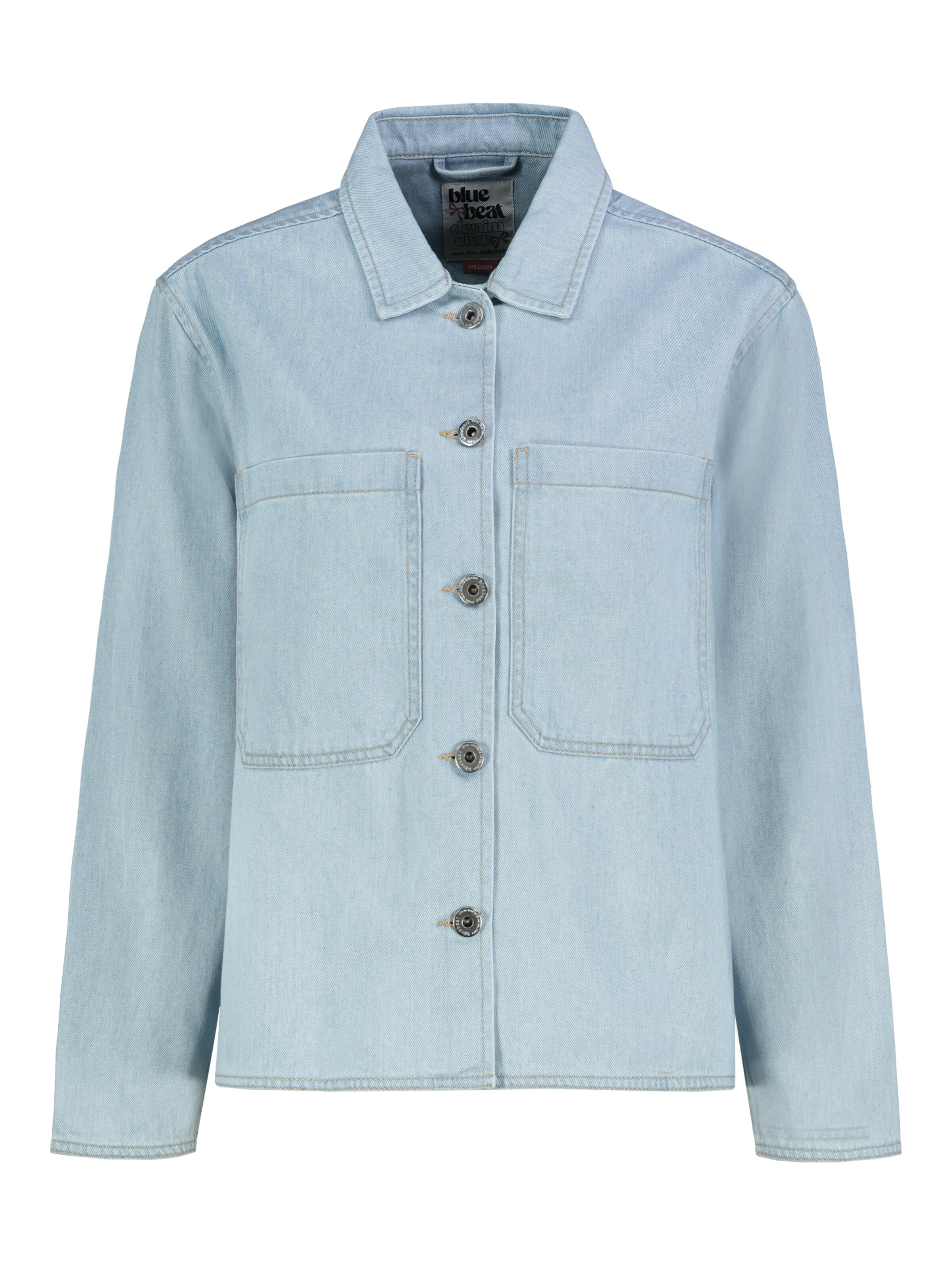 Sublevel Übergangsjacke in hellblau, Produktansicht