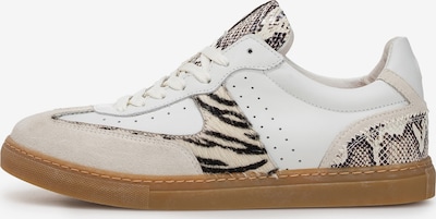 Floris van Bommel Platform trainers 'Minni 06' in 36 in Beige / Black / White, Item view