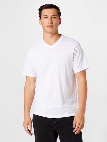 CECEBA قميص بلون أبيض: الأمام
