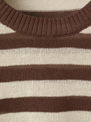 MANGO Pullover 'JANITO' in Braun