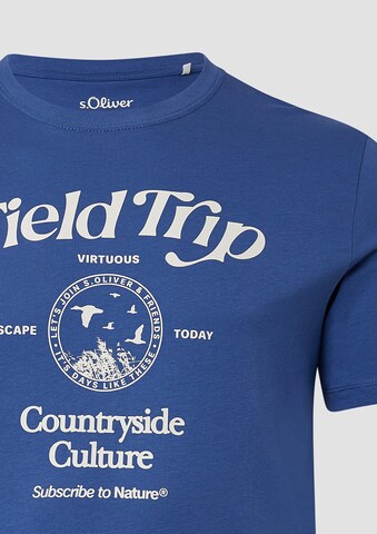 T-Shirt s.Oliver en bleu