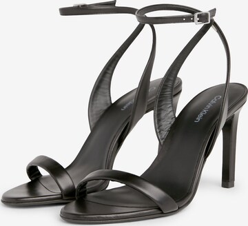 Calvin Klein Sandalen met riem in Zwart