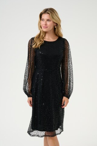 Cream Dress 'CR Shima' in Black: front