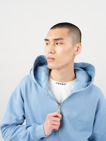 Cørbo Hiro Sweatvest 'Shibuya' in Blauw