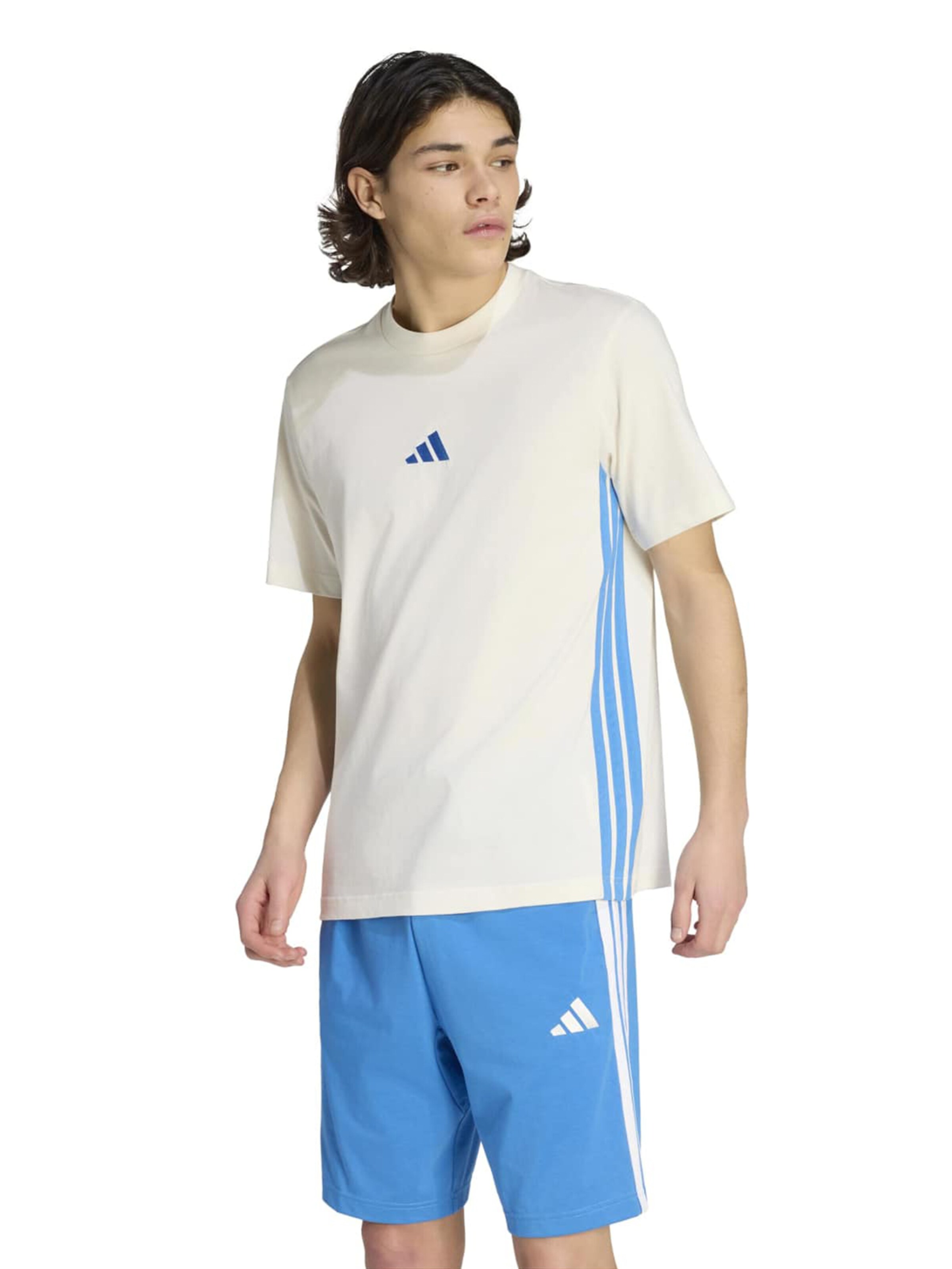 ADIDAS SPORTSWEAR Λειτουργικό μπλουζάκι σε λευκό: μπροστά
