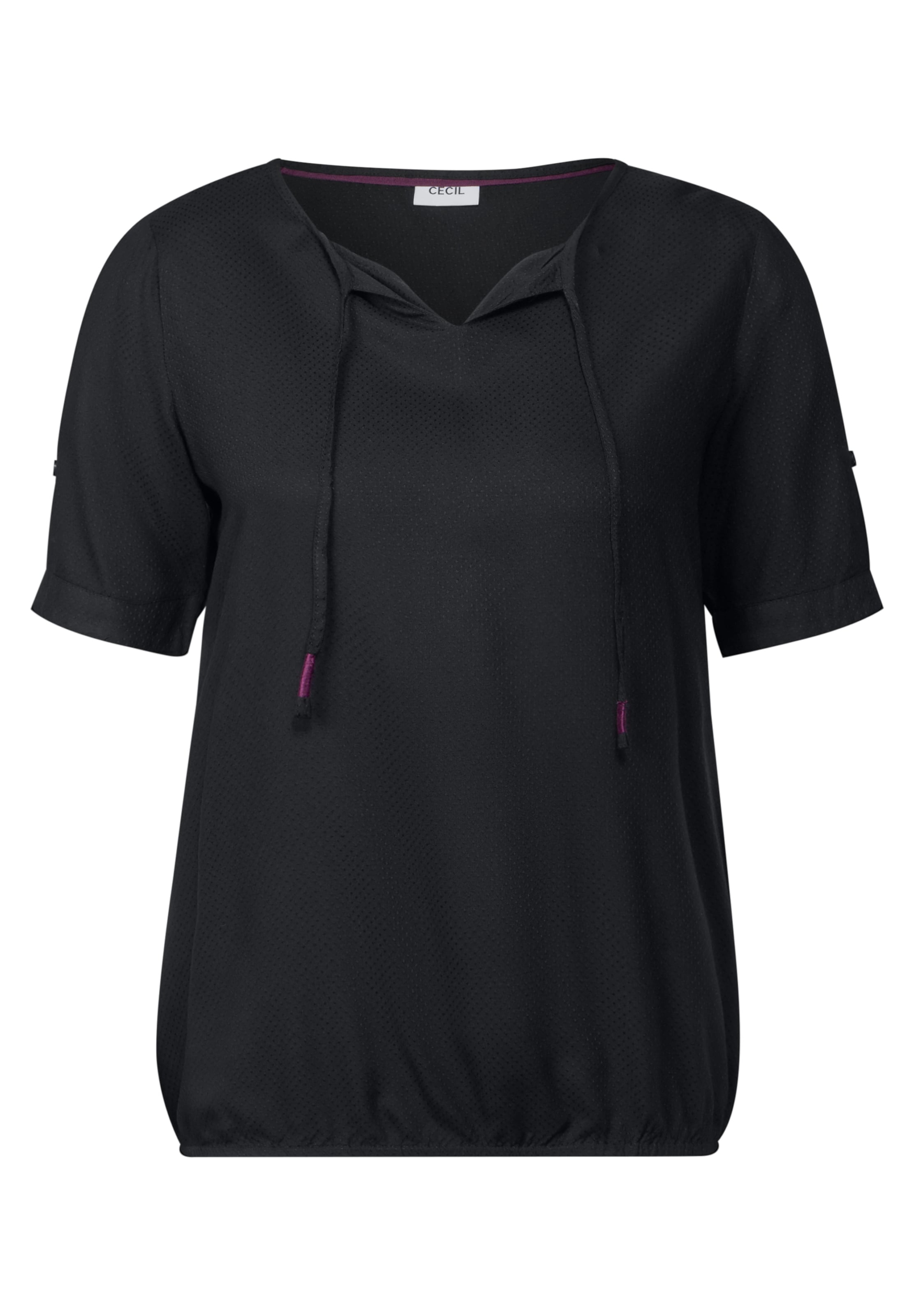 CECIL Bluse in Schwarz: Vorderseite