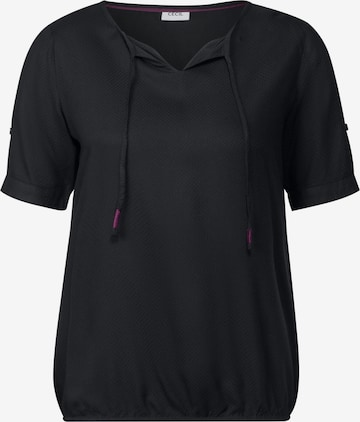 CECIL Bluse in Schwarz: Vorderseite