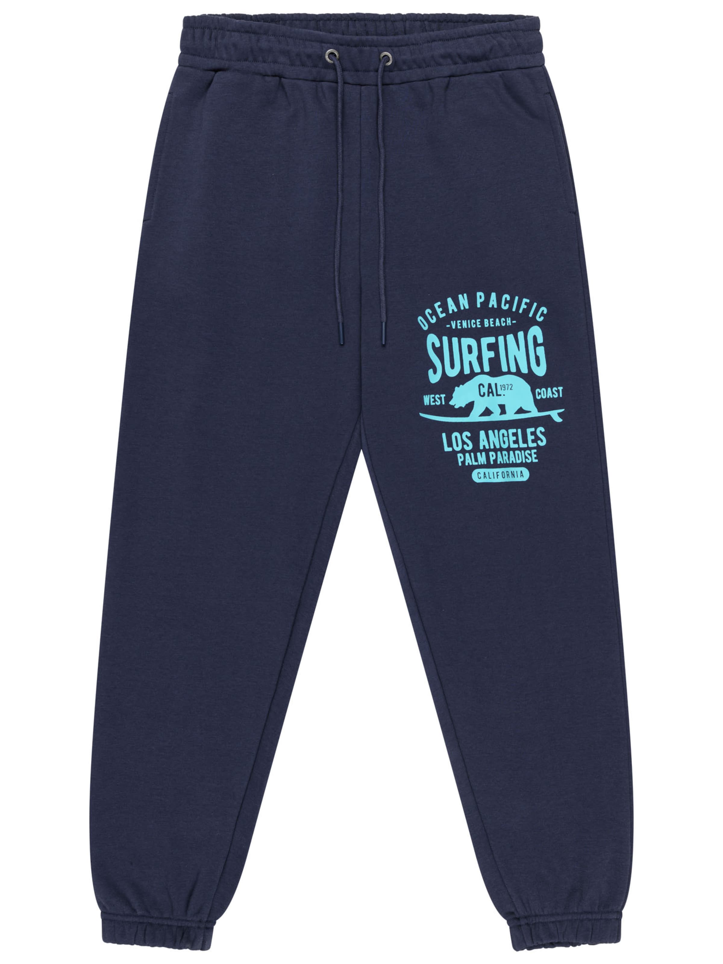 Tapered Pantaloni 'Chicama' de la Ocean Pacific pe albastru: față