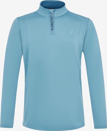 PROTEST Sportsweatshirt 'REWILL' in Blauw: voorkant