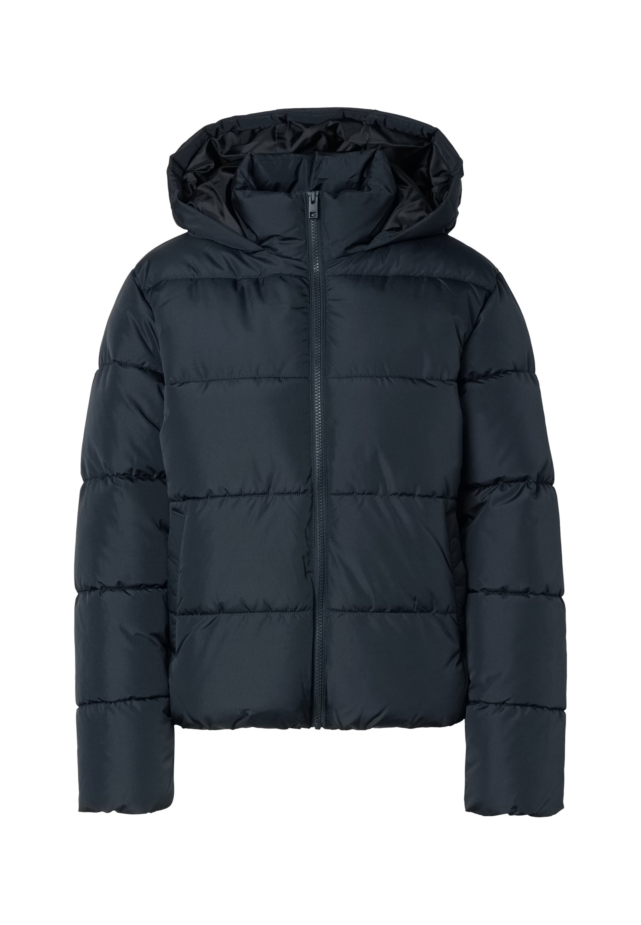 JJ Rebel Winterjas 'JREBWALLY' in Zwart: voorkant