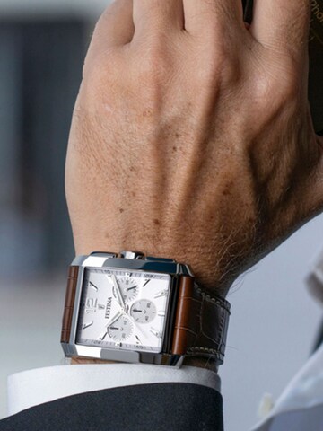 FESTINA Analoog horloge in Wit: voorkant