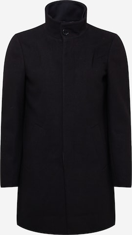 Matinique Regular fit Between-Seasons Coat 'Harvey' in Black: front