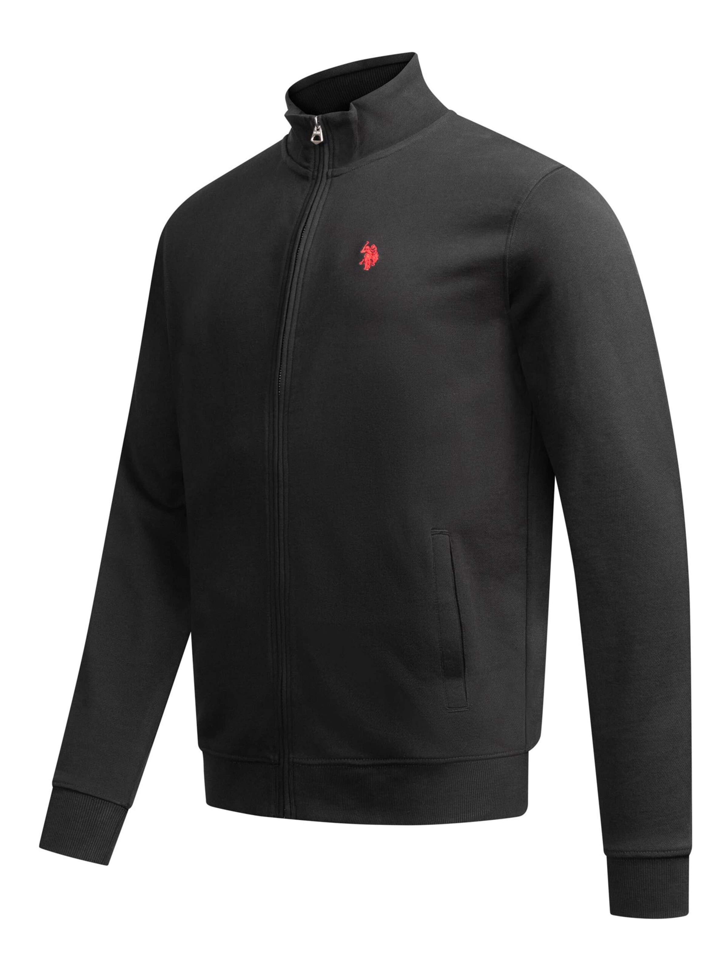 U.S. POLO ASSN. Sweat jacket in Black
