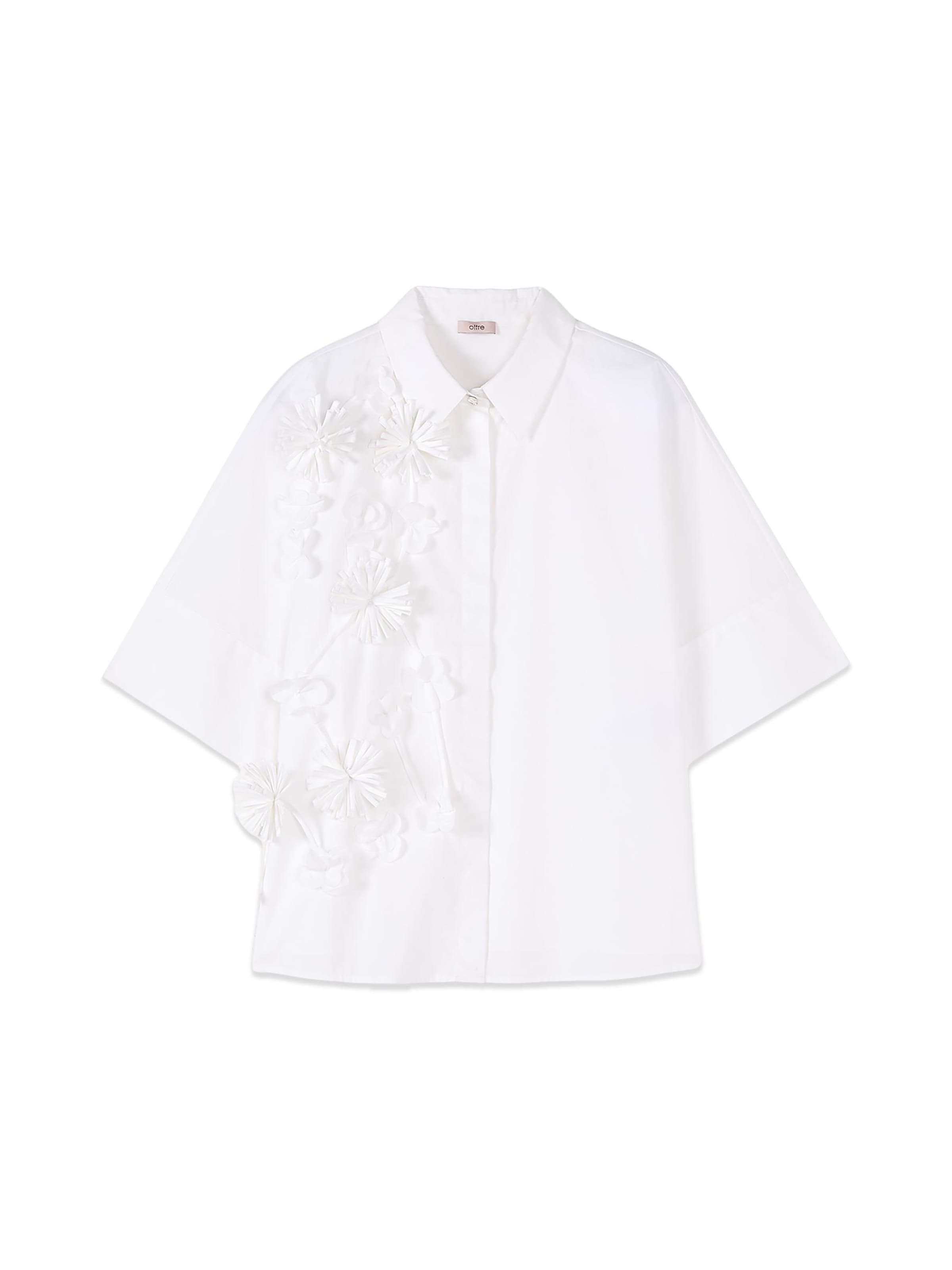 oltre Blouse in Wit: voorkant