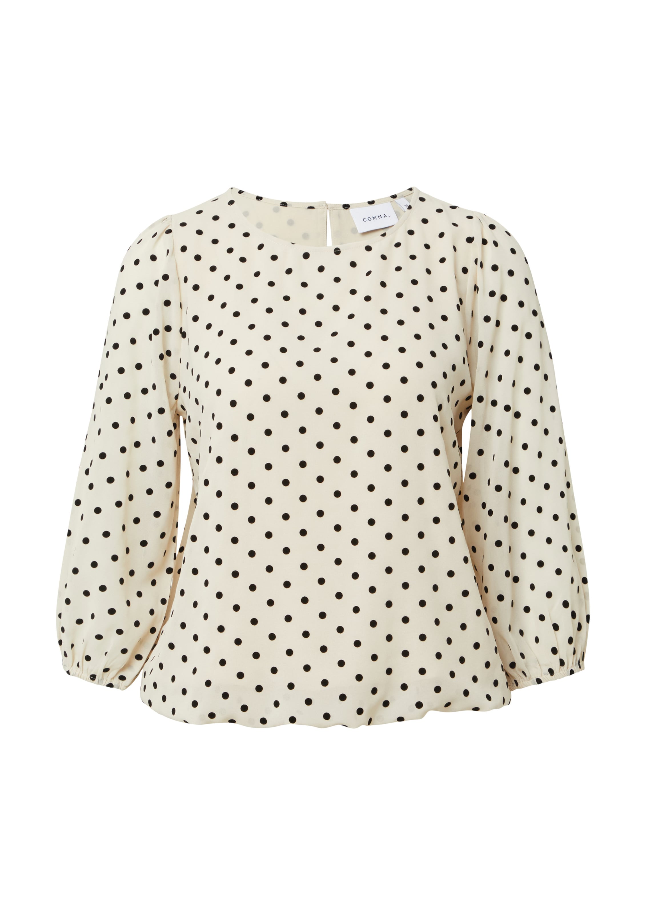 COMMA Blouse in Beige: voorkant