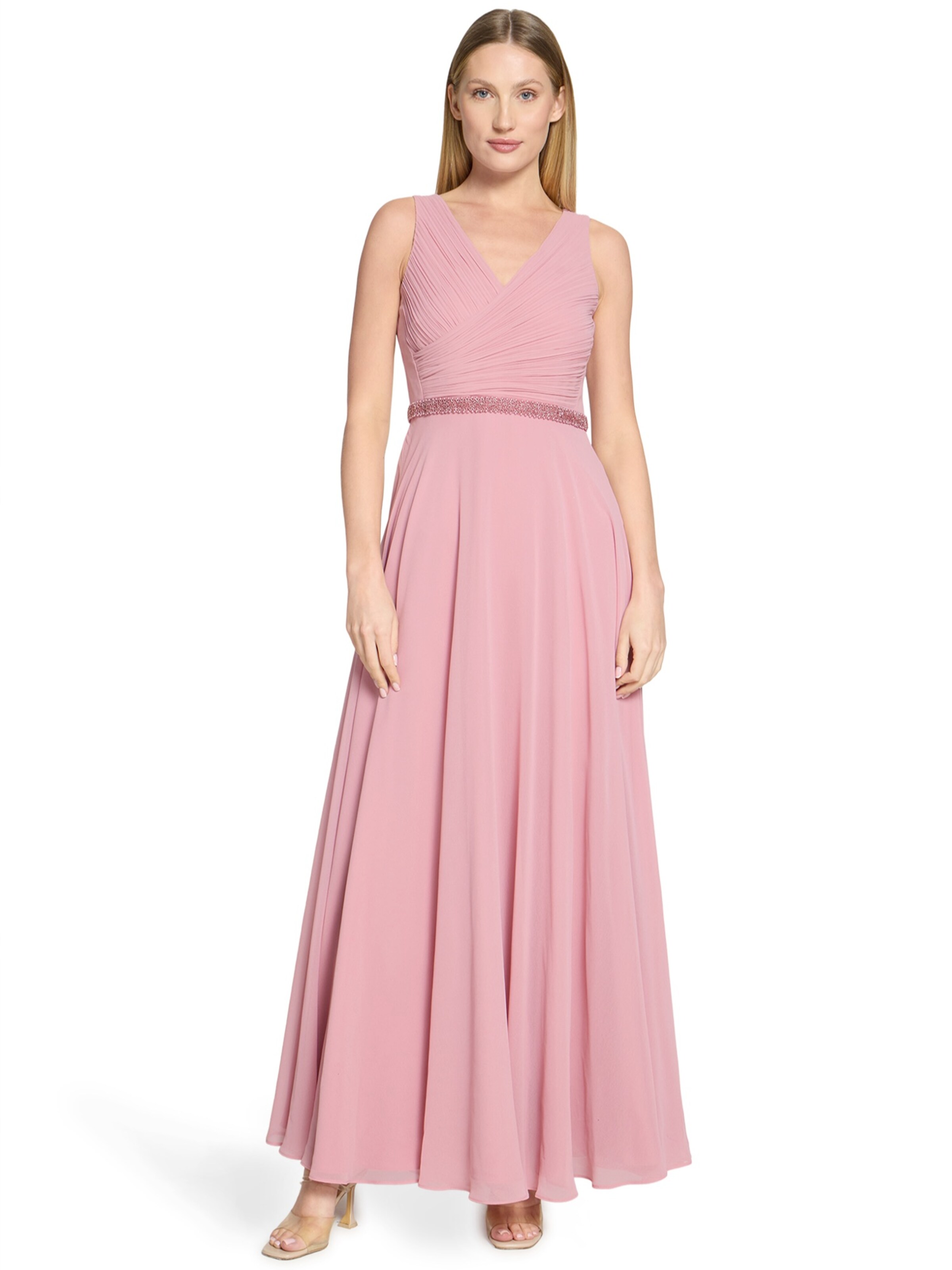 Vera Mont Õhtukleit, värv roosa: eest vaates