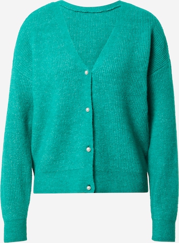 VILA Knit cardigan 'VANNA' in Green: front