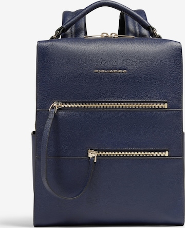 Sac à dos Piquadro en bleu : devant