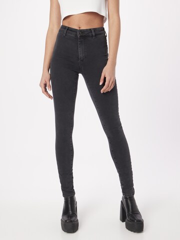 ONLY Skinny Jeans i svart: framsida