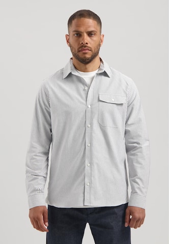 Dstrezzed Regular fit Button Up Shirt 'Evian' in Grey: front