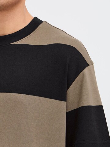 !Solid - Camiseta ' SDRoy ' en beige