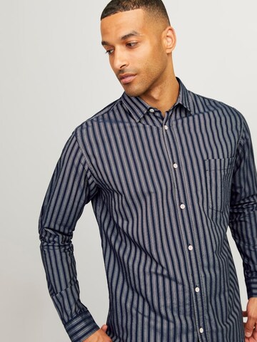 JACK & JONES Regular Fit Skjorte 'RDDLESNER' i blå