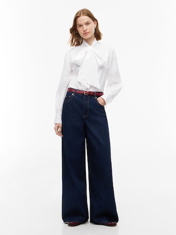 TOMMY HILFIGER Bluse in Weiß