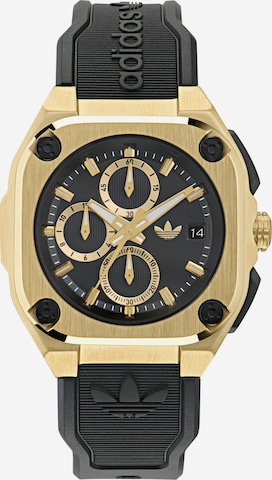 ADIDAS ORIGINALS Uhr 'City Tech Three Chrono' in Gold: Vorderseite