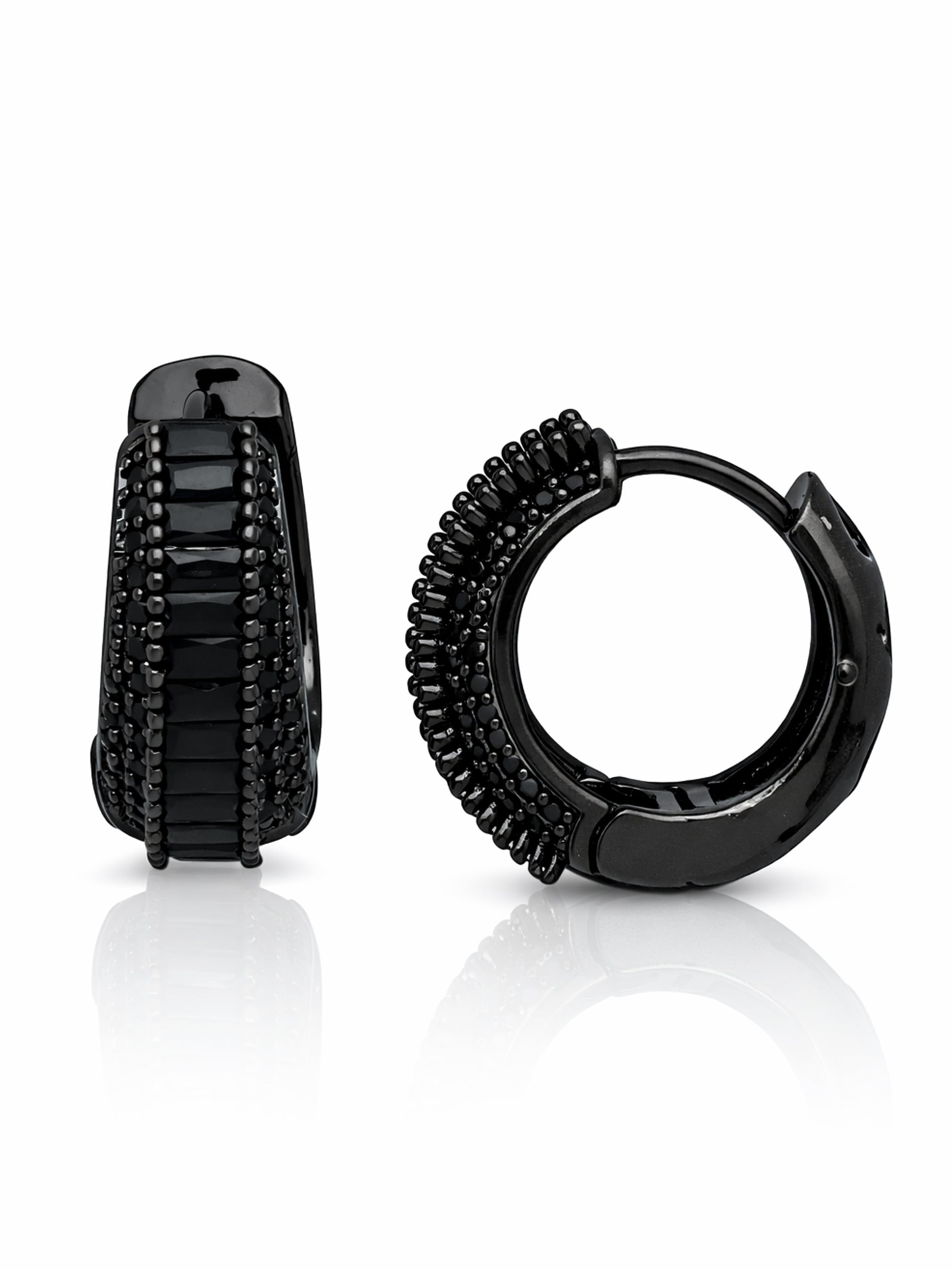 AVANT-GARDE PARIS Oorbellen in Zwart: voorkant