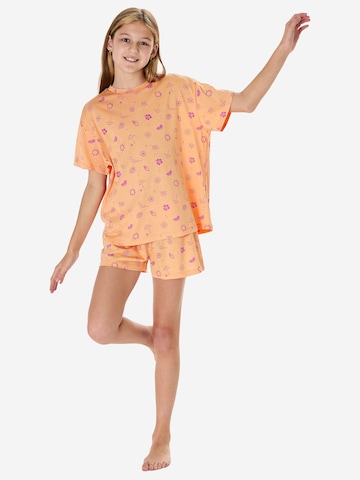 SCHIESSER Pajamas ' Teens Nightwear ' in Orange