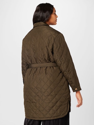 ABOUT YOU Curvy Between-season jacket 'Julie' in Green