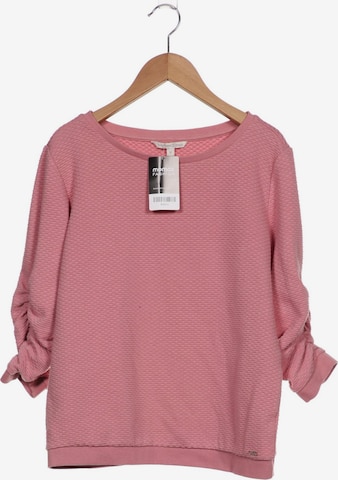 TOM TAILOR DENIM Sweatshirt & Zip-Up Hoodie in M in Pink: front