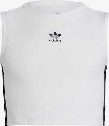 Maglietta 'Adicolor ' di ADIDAS ORIGINALS in bianco: frontale