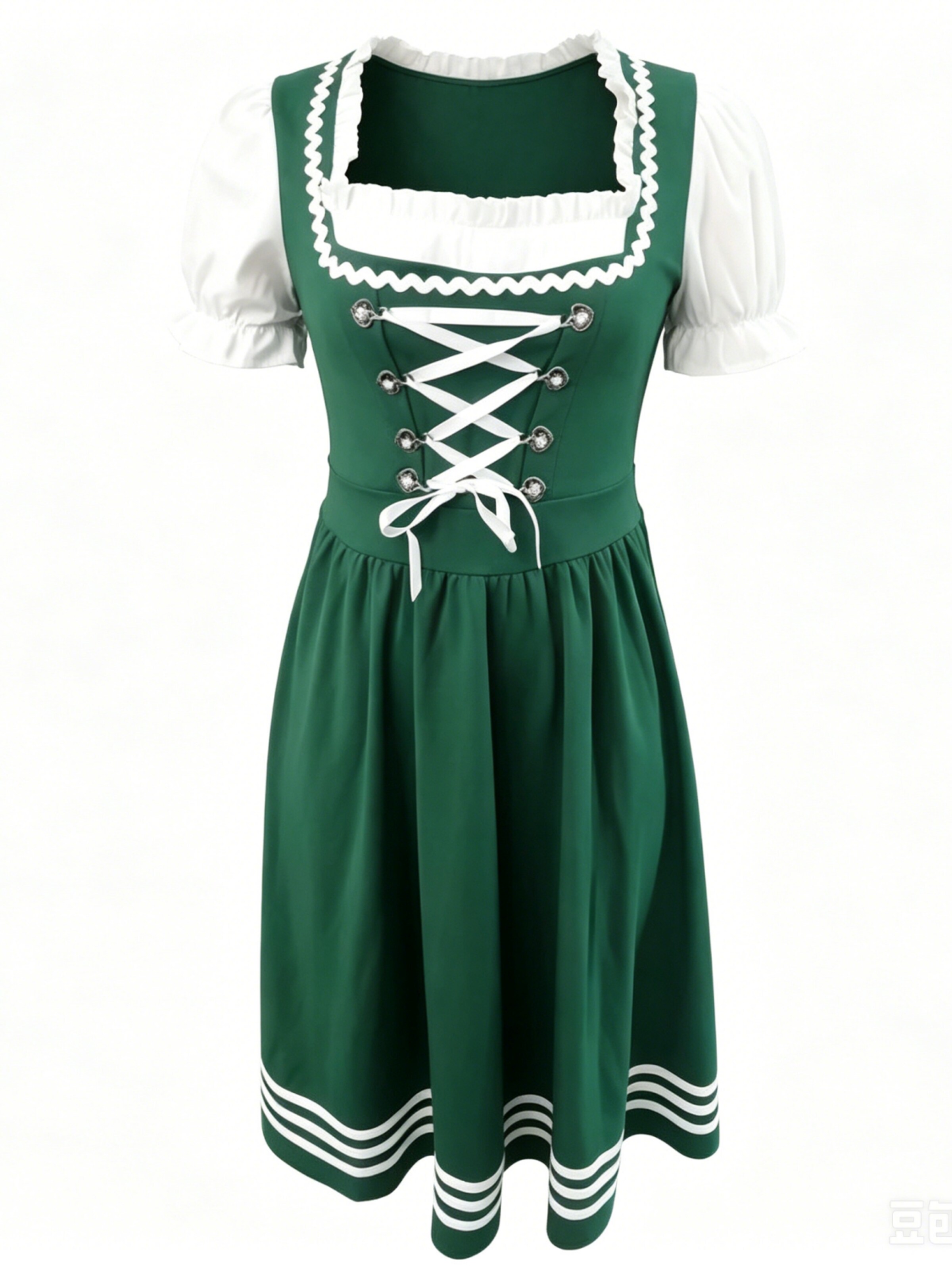 Yesfashion Dirndl in Green: front