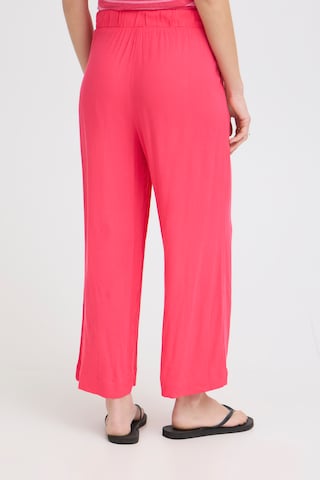 ICHI Wide leg Pants in Pink