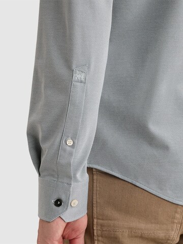 VANGUARD Regular fit Overhemd 'Elevated Knit shirt with two-tone effect' in Blauw