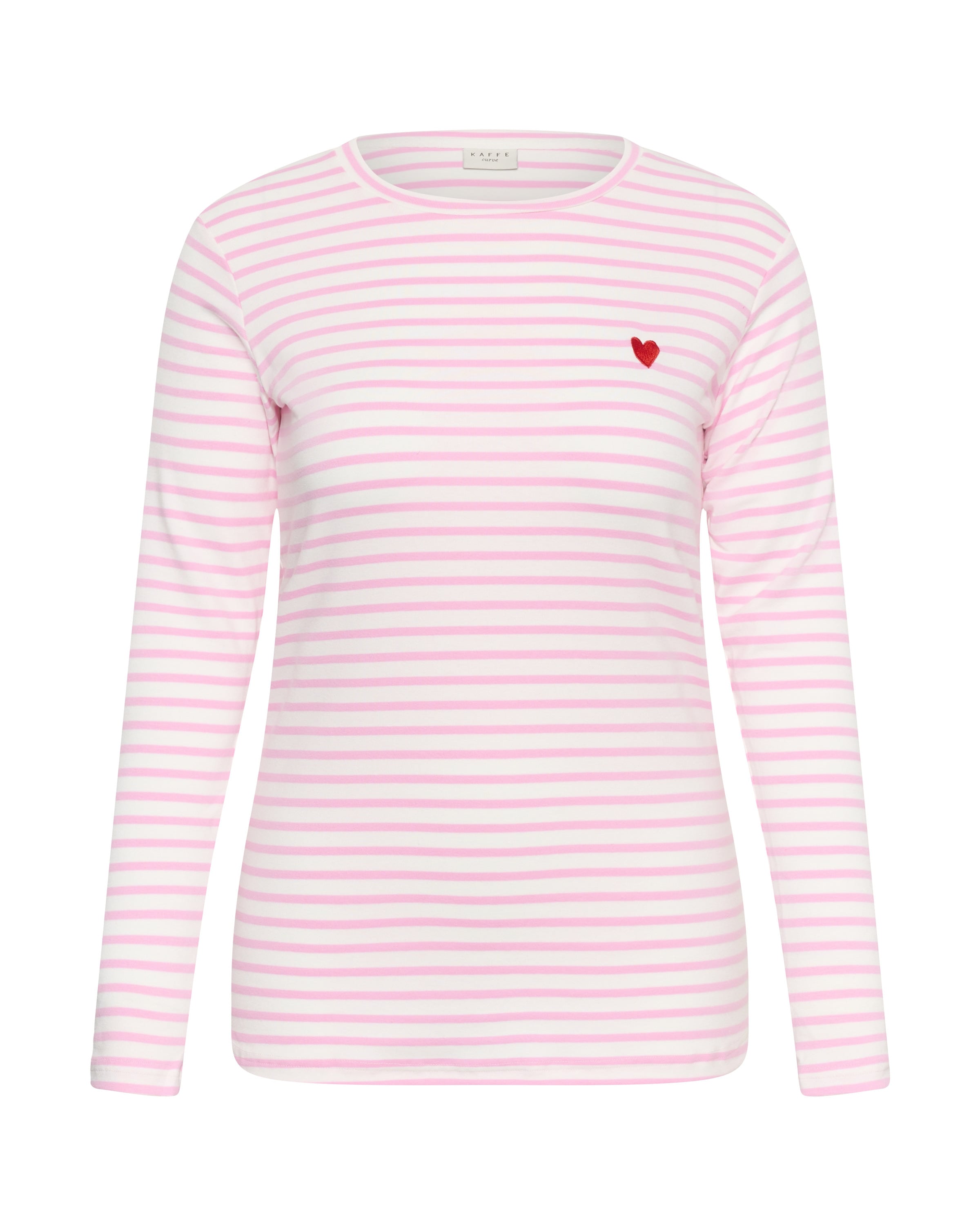 KAFFE CURVE Shirt 'Clia' in White: front