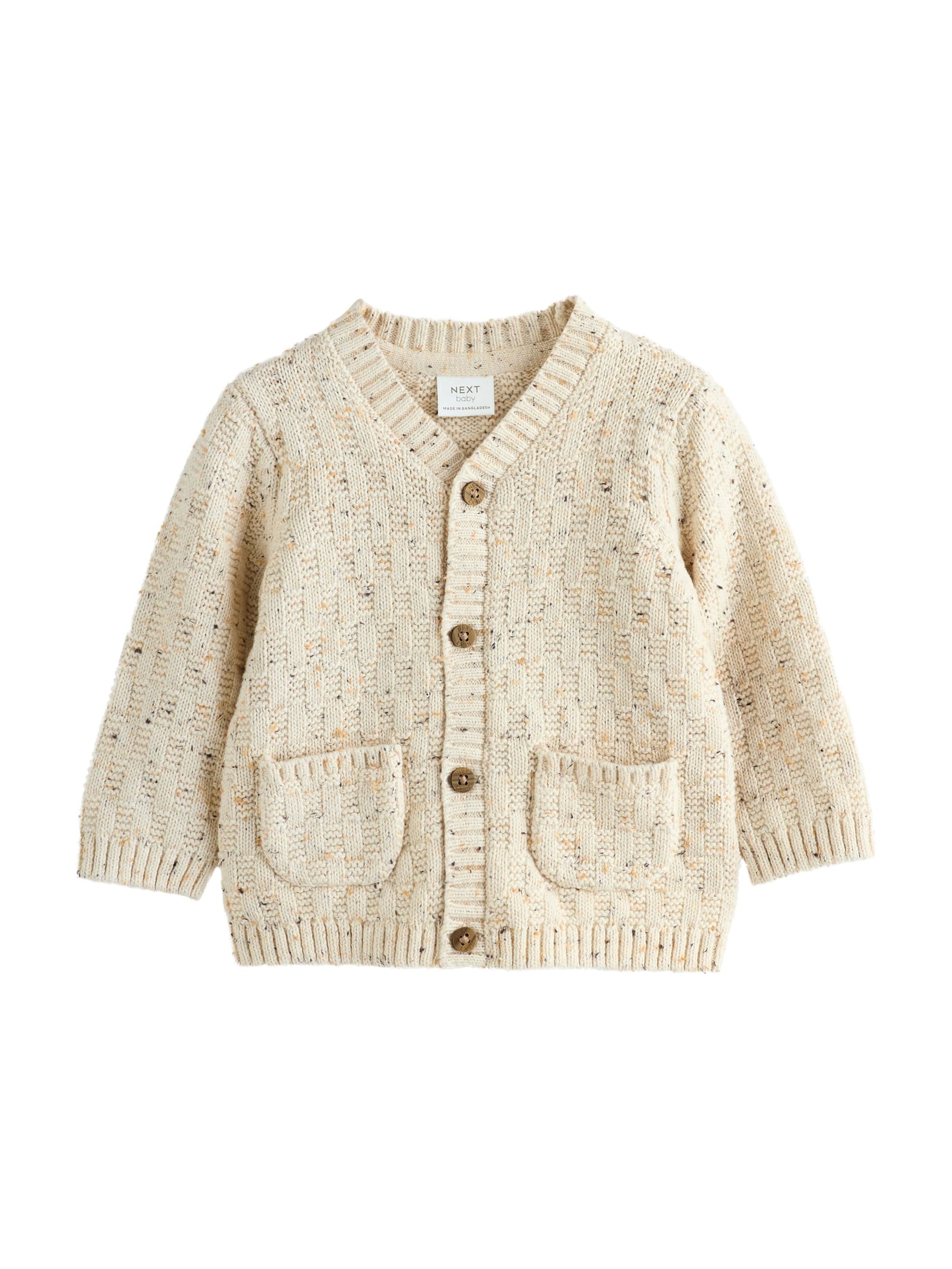 Next Strickjacke in Beige: Vorderseite