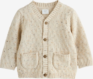 Next Neuletakki värissä beige: etupuoli