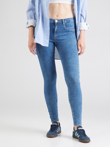 ONLY Slimfit Jeans 'RAIN' in Blauw: voorkant