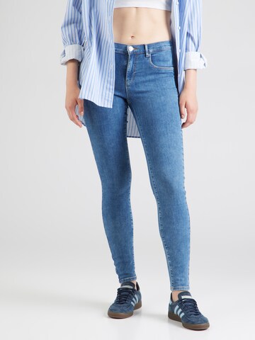 Coupe slim Jean 'RAIN' ONLY en bleu : devant