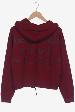 Abercrombie & Fitch Kapuzenpullover L in Rot