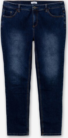 SHEEGO Jeans in Blauw: voorkant