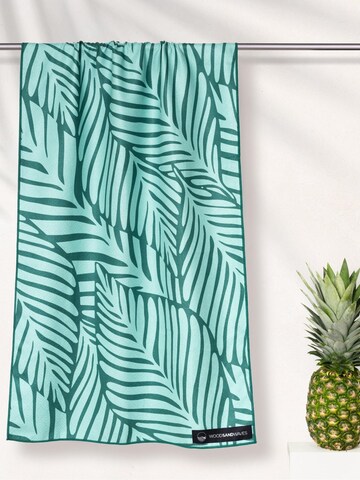 woodsandwaves Beach Towel 'Green Garden' in Green