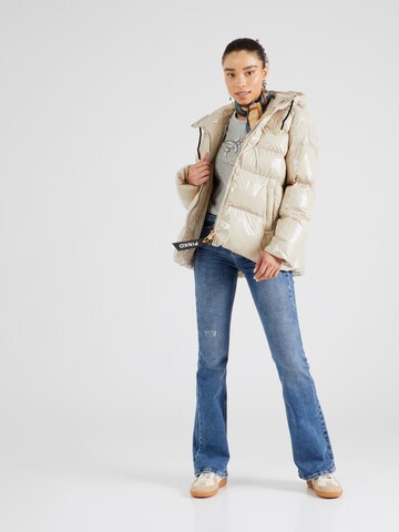 Veste d’hiver 'ELEODORO CABAN' PINKO en beige